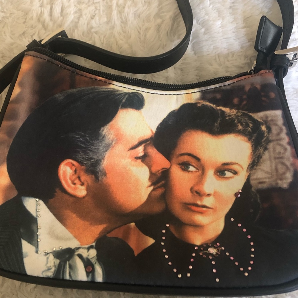 Gone with the wind rhinestone studded purse